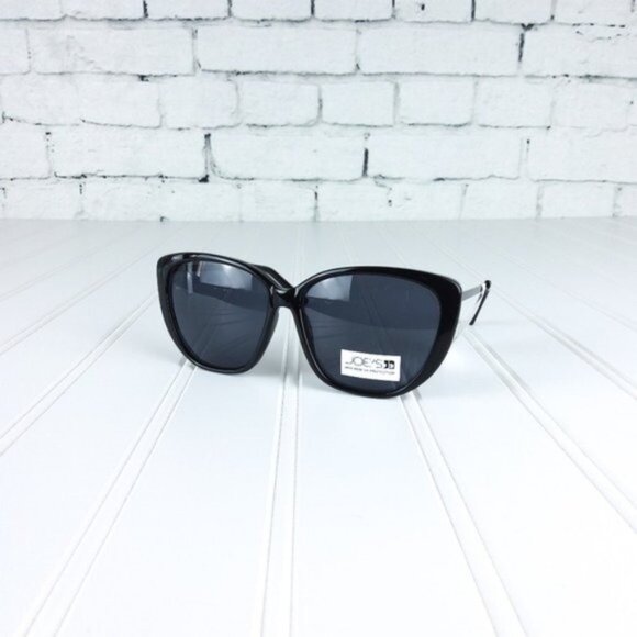 Joe\'s Jeans Oversized Cat Eye Sunglasses Jet Black main image 4